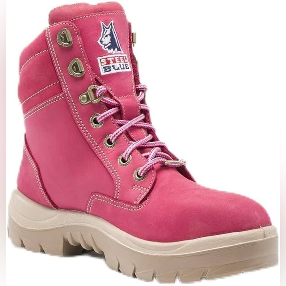 Steel Blue Southern Cross Women's Boots, Pink 6